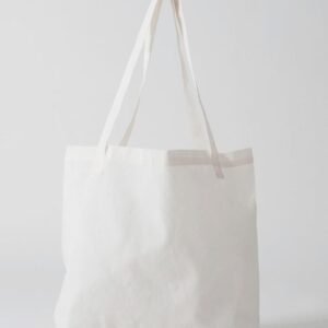 TOTE COTTON BAG WITH HANDLE​ WHITE